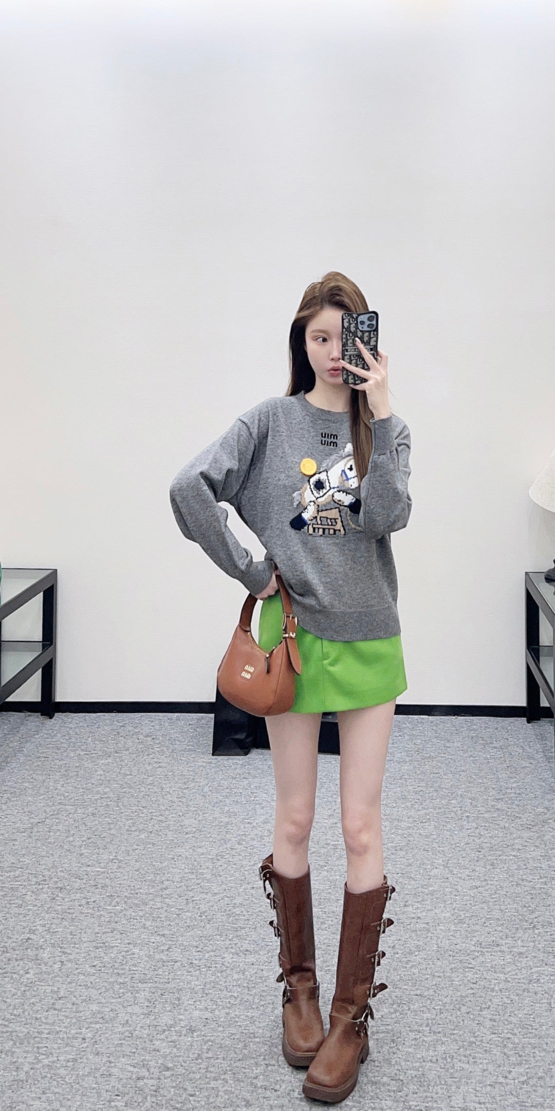 Jacquard Horse-Year Knit Sweater