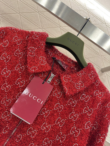 Jacquard Mid-Length Trench Coat