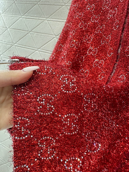Jacquard Mid-Length Trench Coat