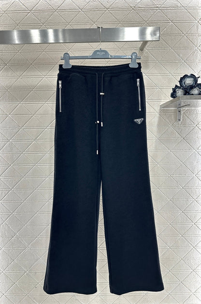 Hooded Drawstring Jacket and Pants Set