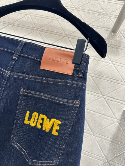 High-Waisted Distressed Straight-Leg Jeans
