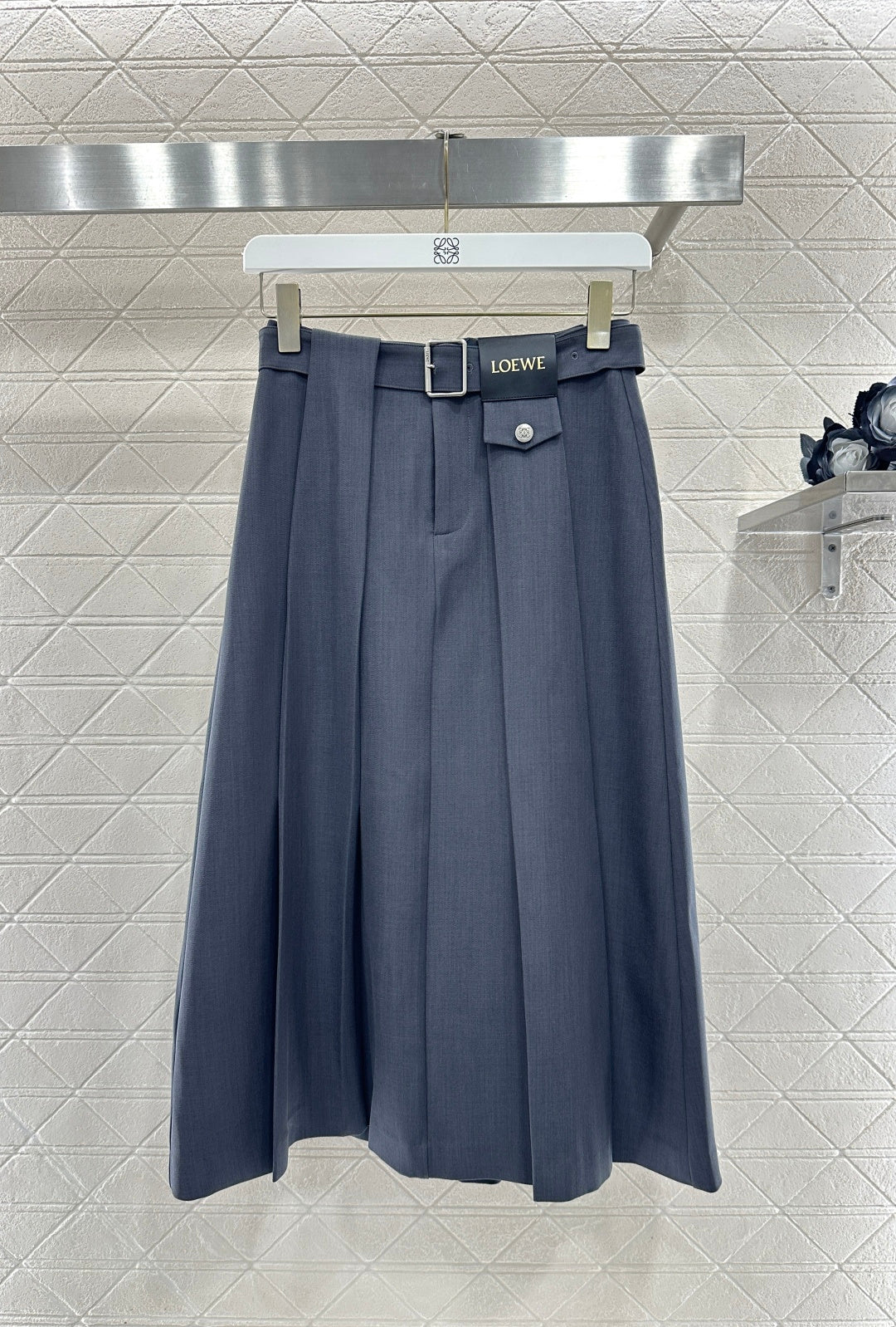 Hooded Color-Blocked Zipper Mini Skirt