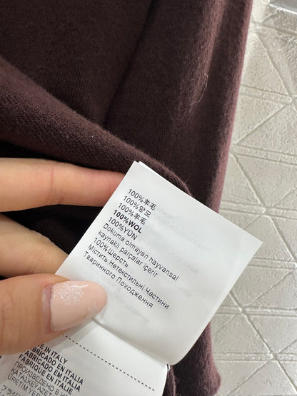 Knit Half-Open Collar Long Sleeve