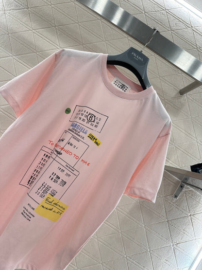 Round-Neck Printed Logo Short-Sleeve T-Shirt