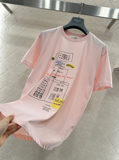 Round-Neck Printed Logo Short-Sleeve T-Shirt