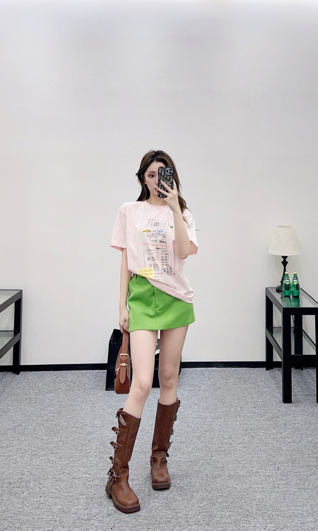 Round-Neck Printed Logo Short-Sleeve T-Shirt