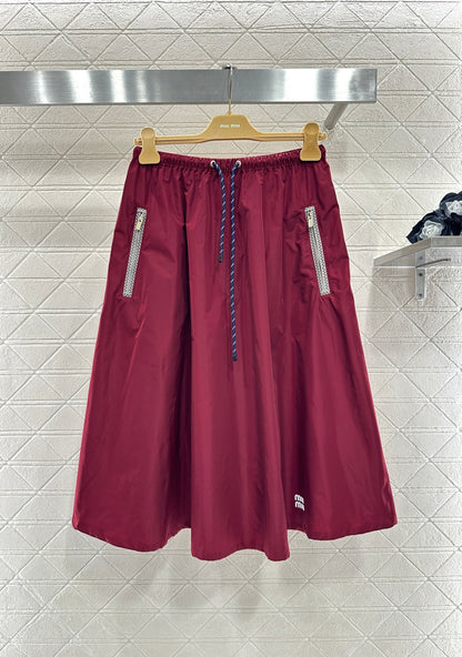Lapel Vest and Skirt Set