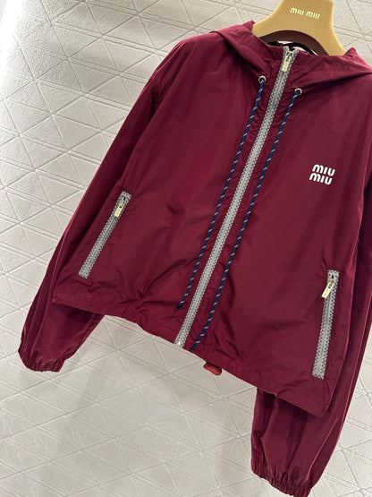 Hooded Jacket and Shorts Set