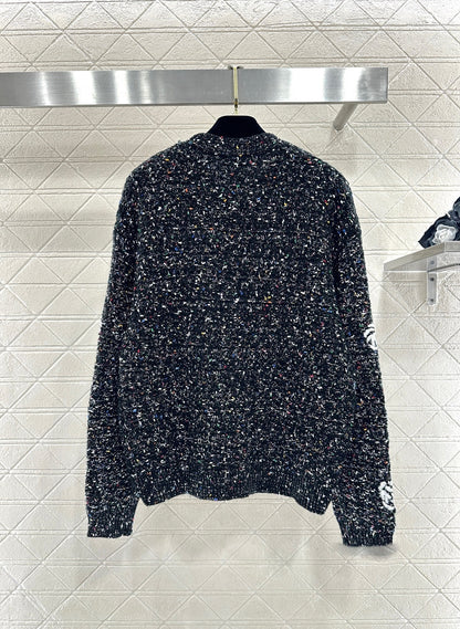 Embroidered Knit Sweater