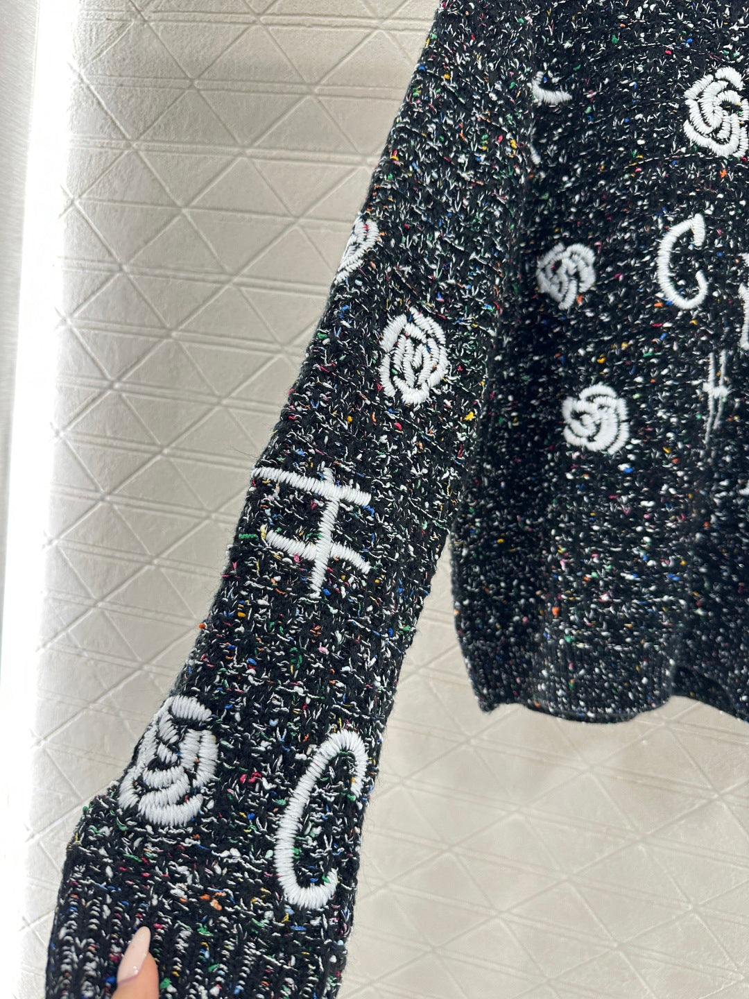 Embroidered Knit Sweater