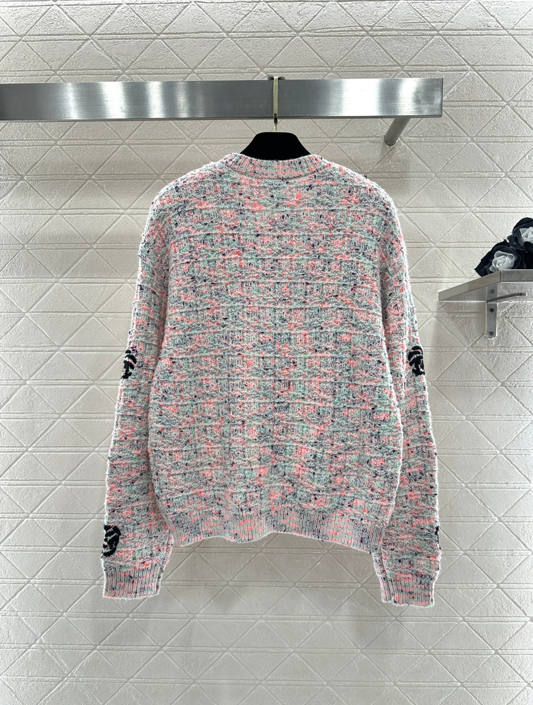 Embroidered Knit Sweater