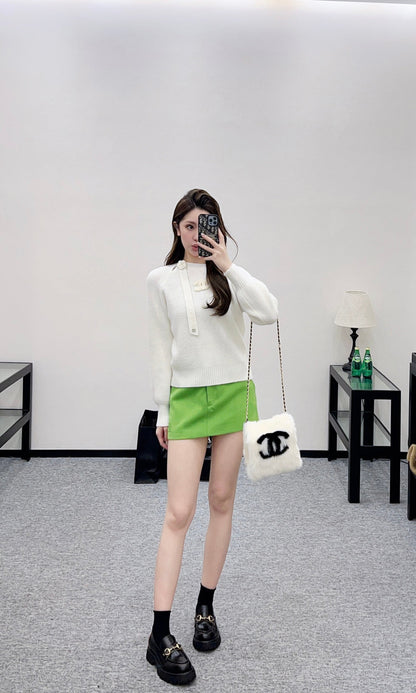 Knitted Pullover Sweater