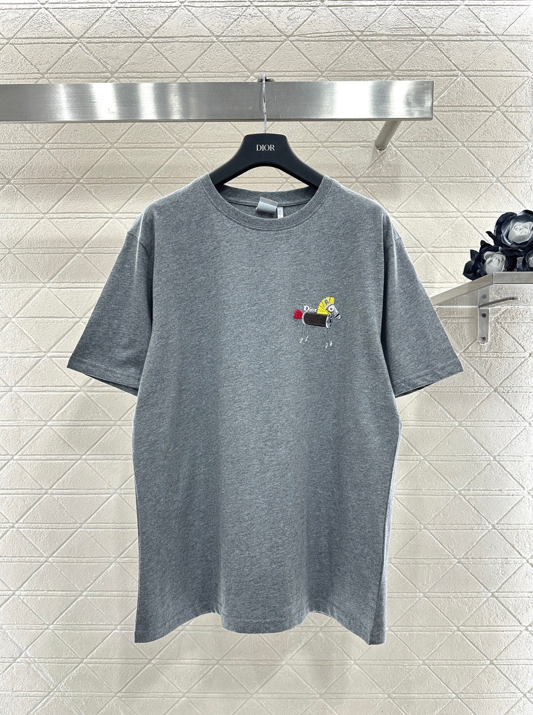 Embroidered Short-Sleeve T-Shirt