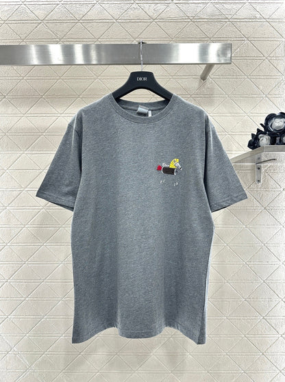 Embroidered Short-Sleeve T-Shirt