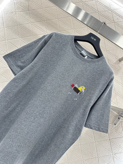 Embroidered Short-Sleeve T-Shirt