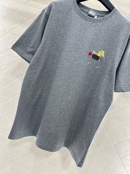Embroidered Short-Sleeve T-Shirt