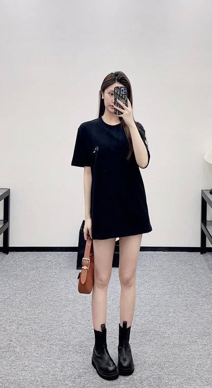 Embroidered Short-Sleeve T-Shirt