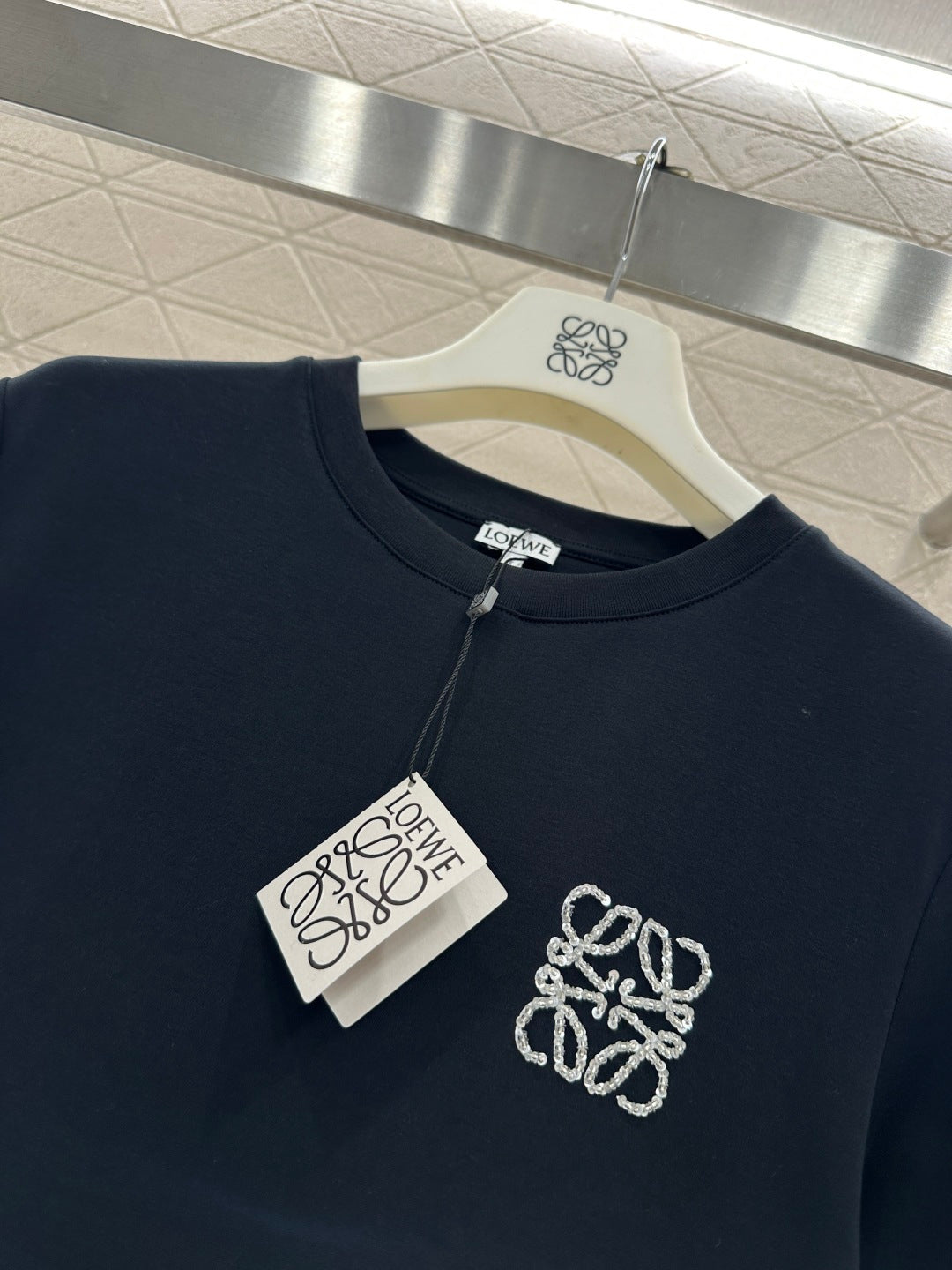 Beaded Short-Sleeve T-Shirt