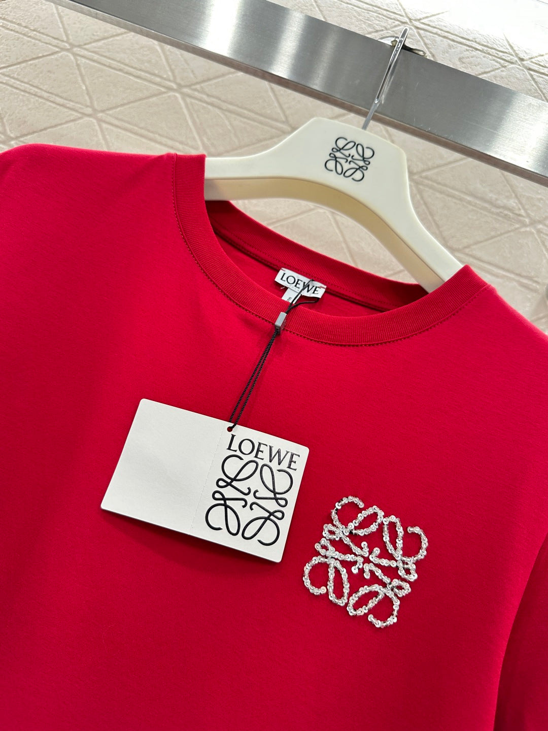 Beaded Short-Sleeve T-Shirt