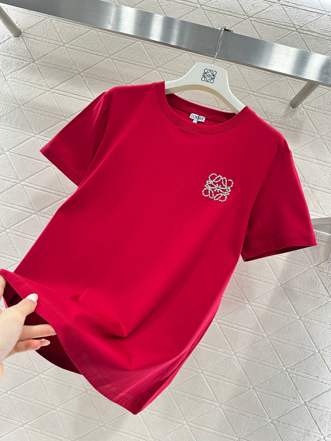 Beaded Short-Sleeve T-Shirt