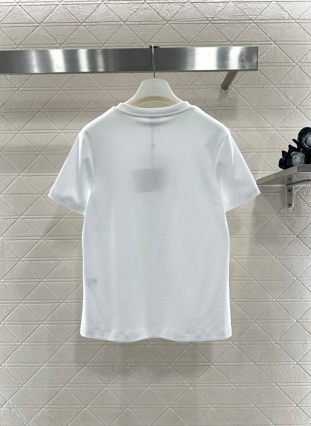 Beaded Short-Sleeve T-Shirt