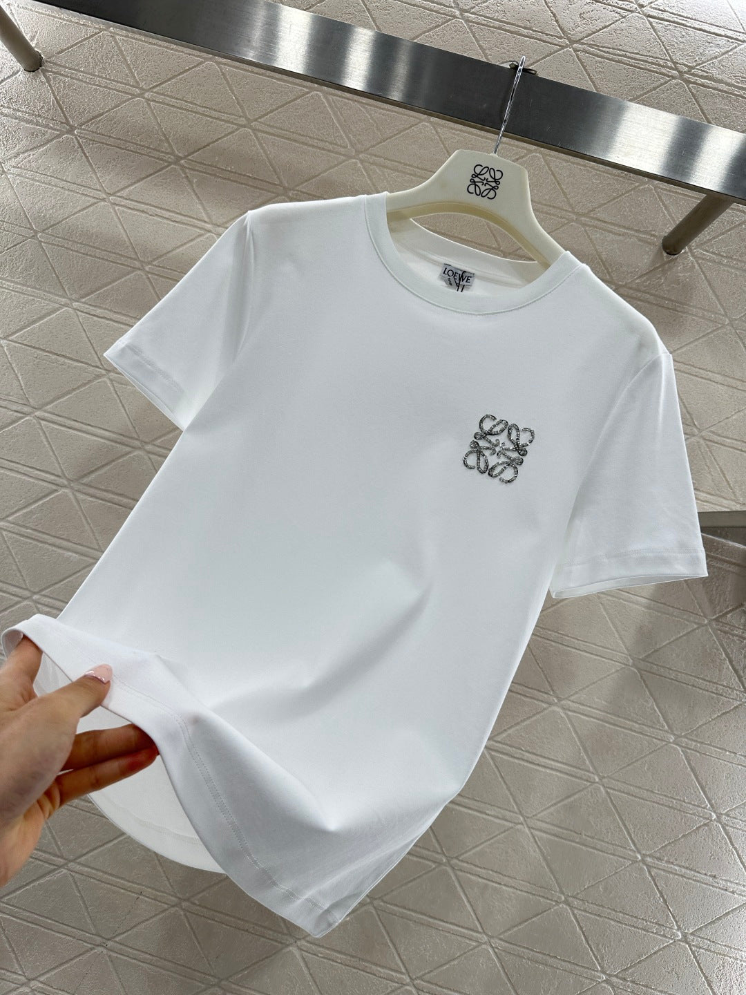 Beaded Short-Sleeve T-Shirt