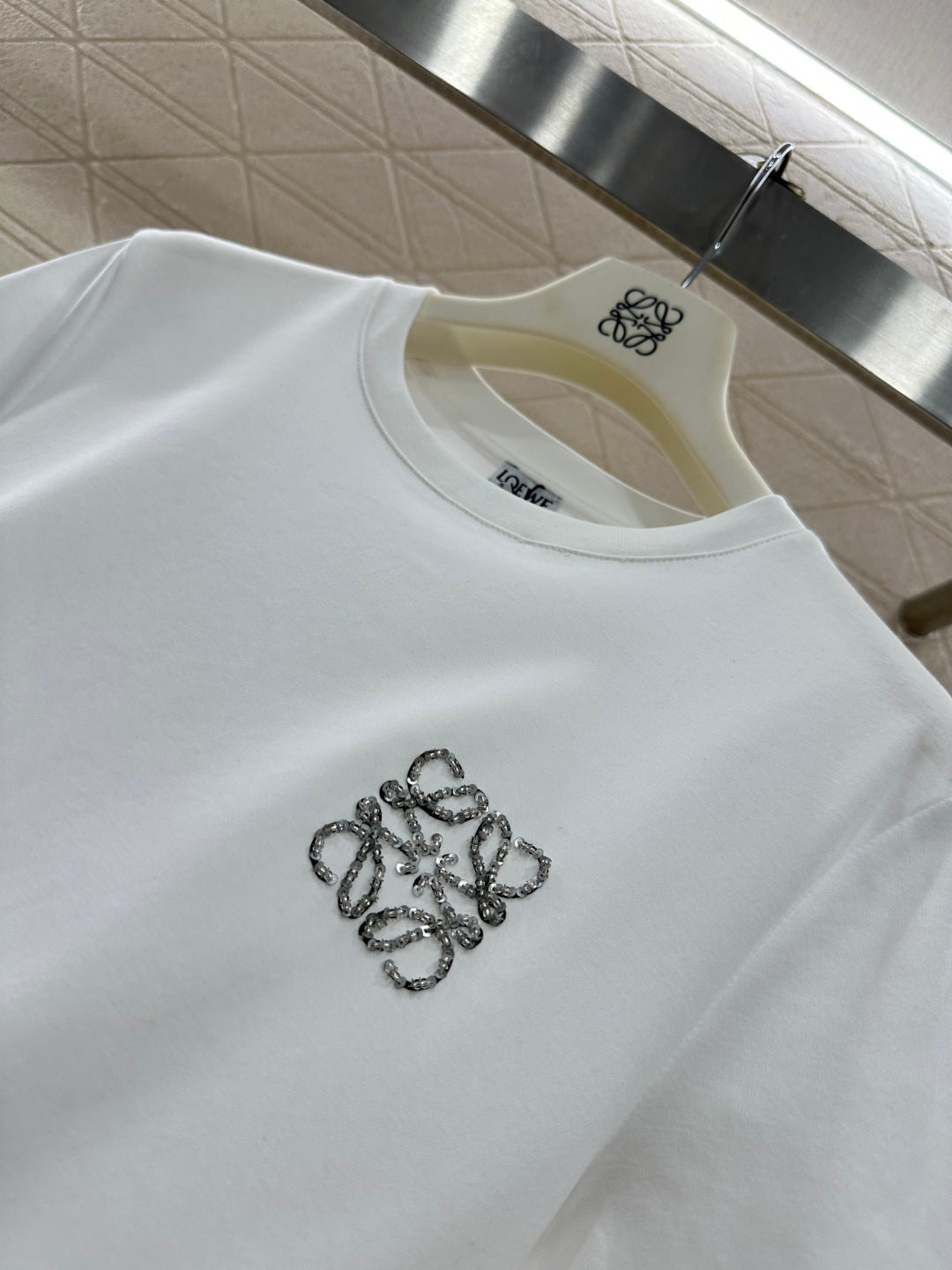 Beaded Short-Sleeve T-Shirt