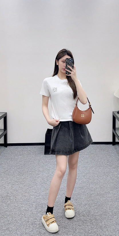 Beaded Short-Sleeve T-Shirt