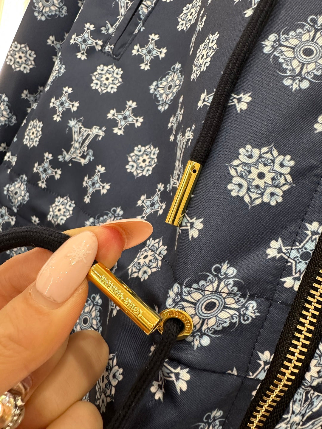 Hooded Drawstring Jacket