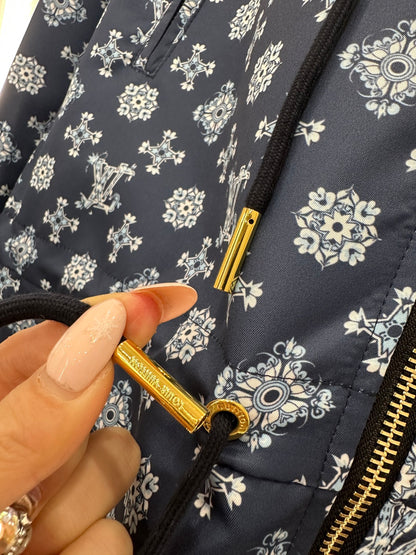 Hooded Drawstring Jacket
