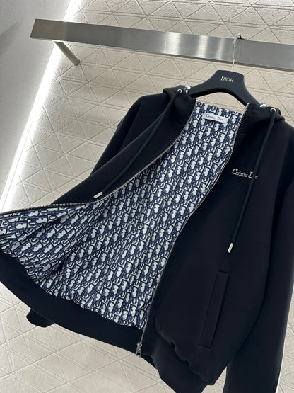 Hooded Sweatshirt Jacket