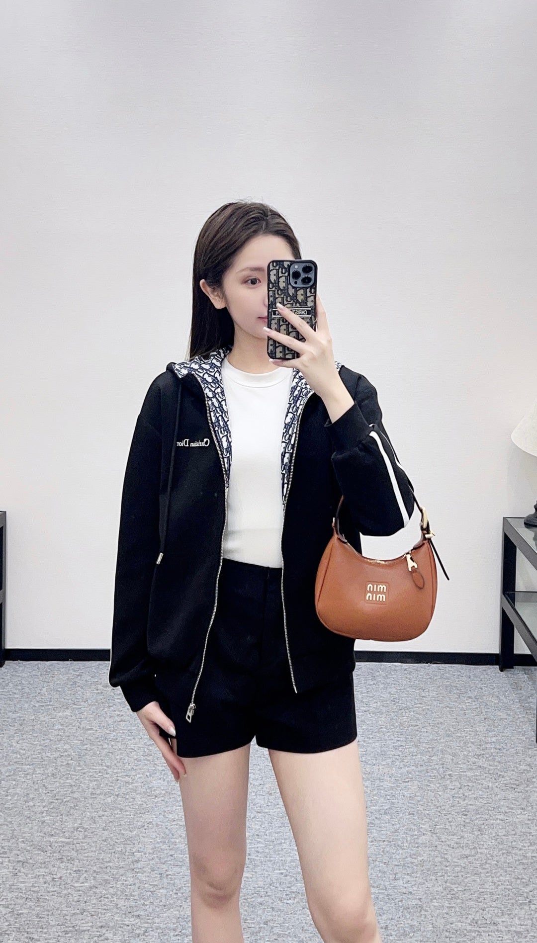 Hooded Sweatshirt Jacket