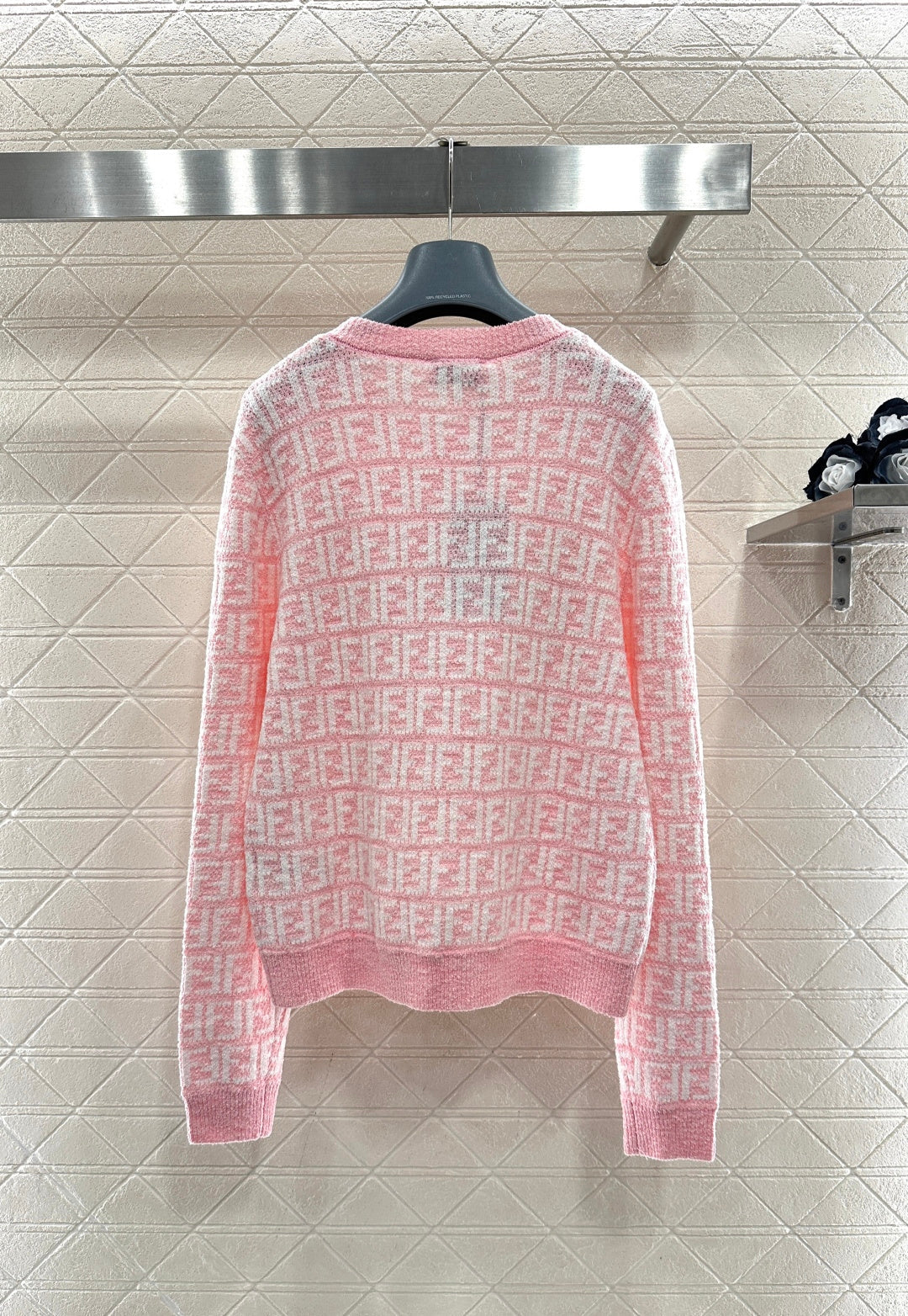 Jacquard Knit Cardigan