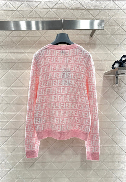 Jacquard Knit Cardigan