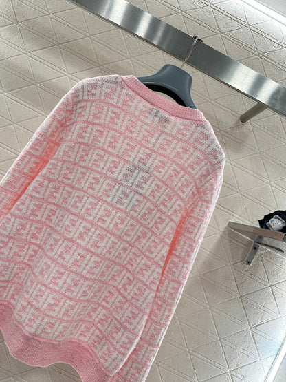 Jacquard Knit Cardigan