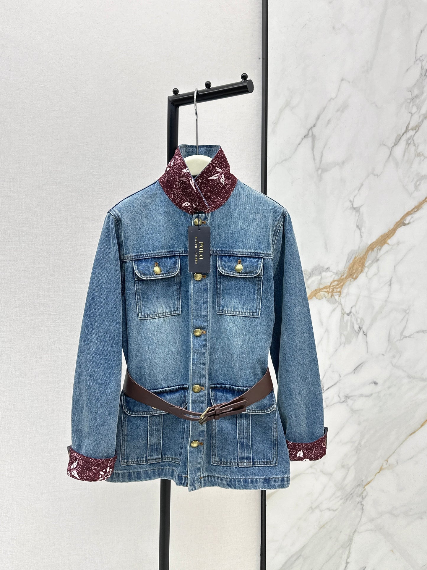 Distressed Denim Jacket
