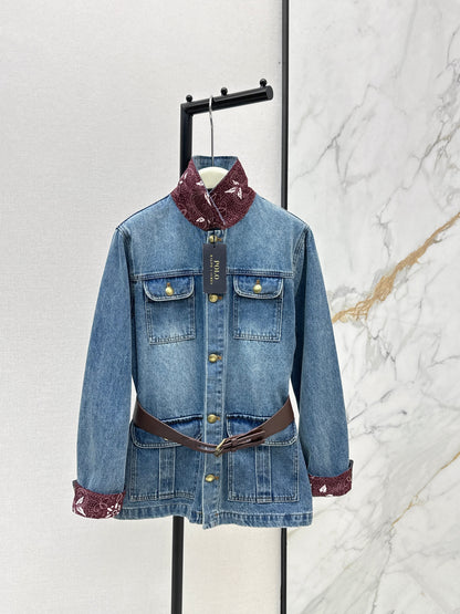 Distressed Denim Jacket