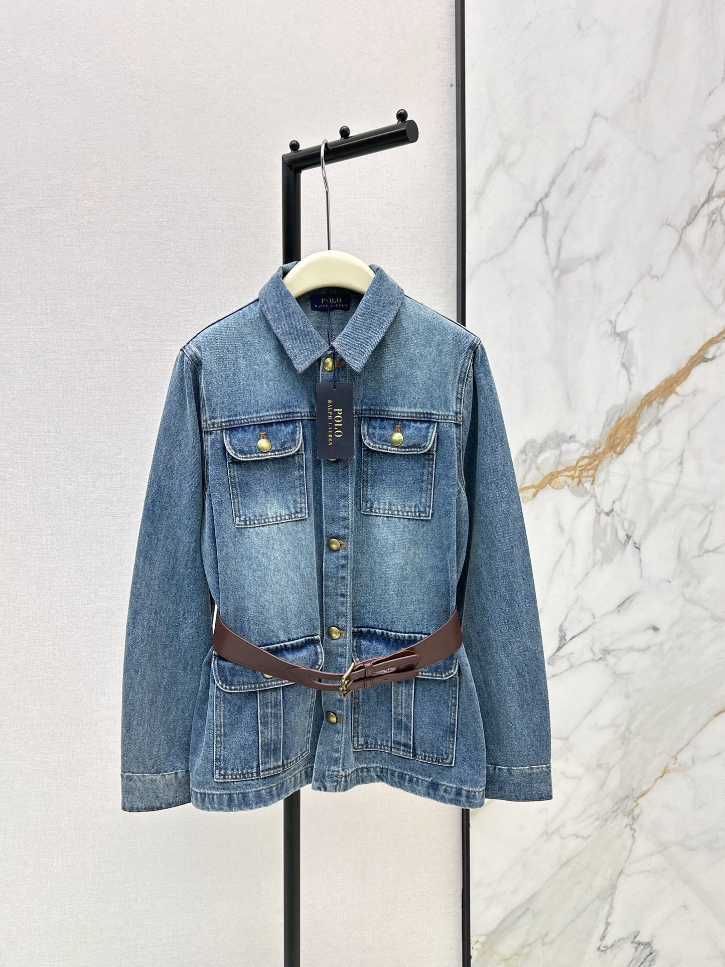 Distressed Denim Jacket