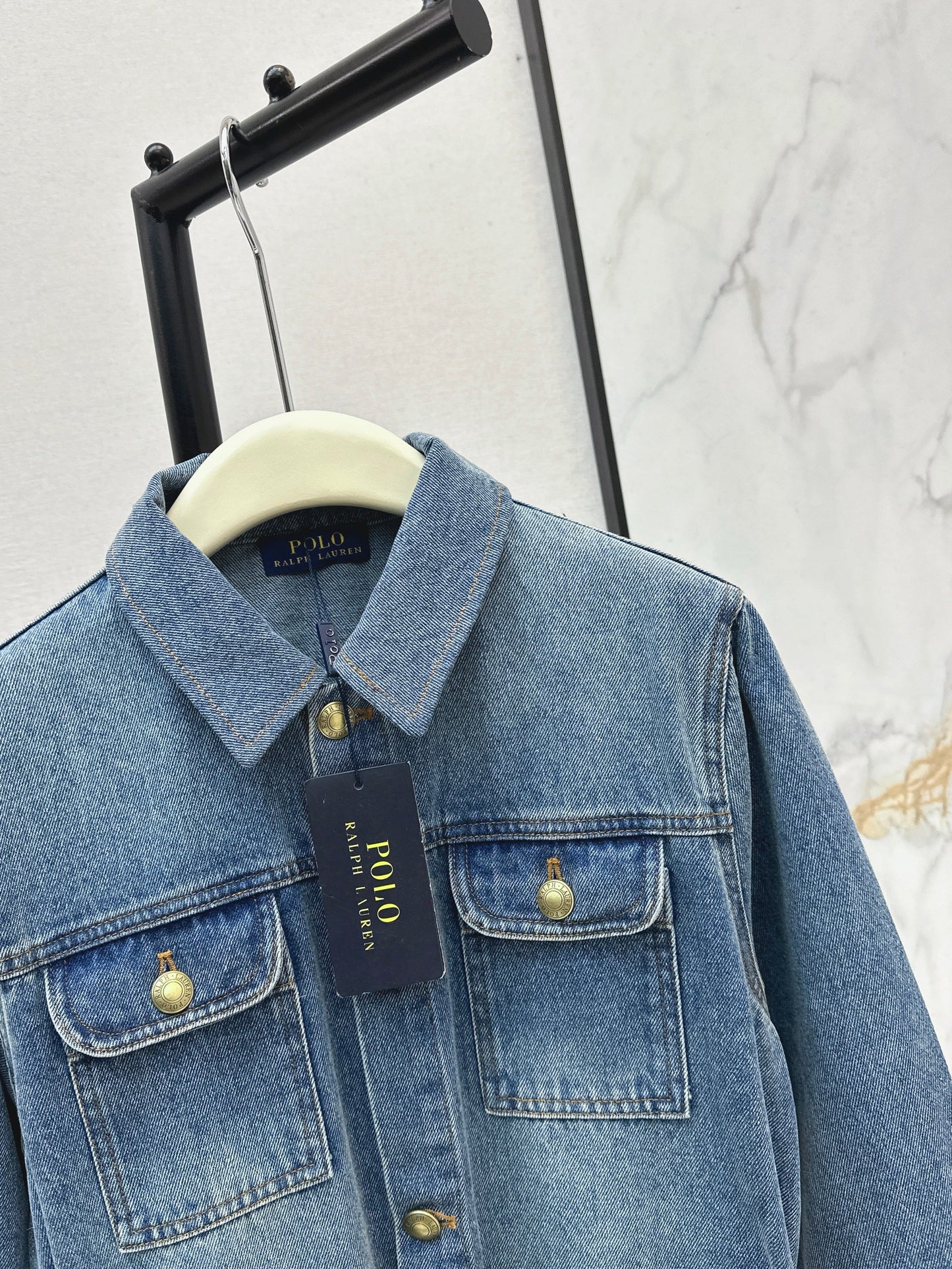 Distressed Denim Jacket