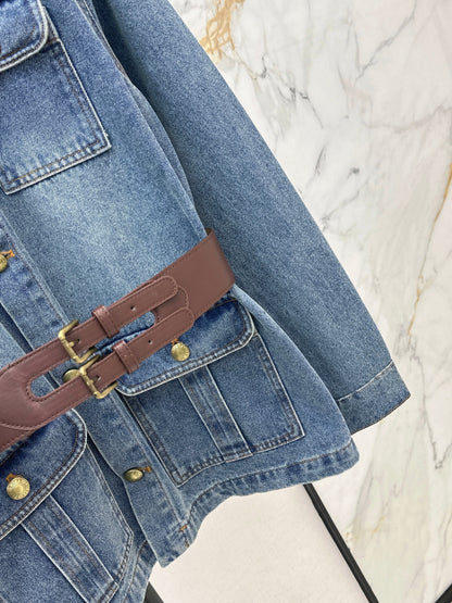 Distressed Denim Jacket