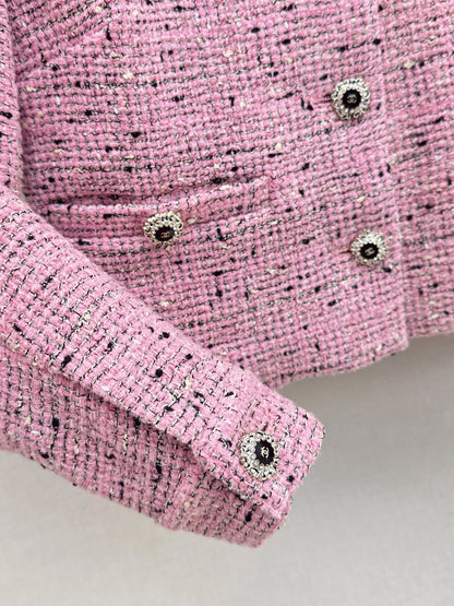 Short Collared Woven Jacket