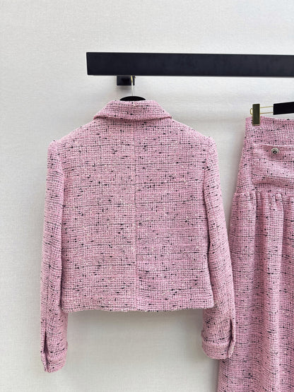 Short Collared Woven Jacket