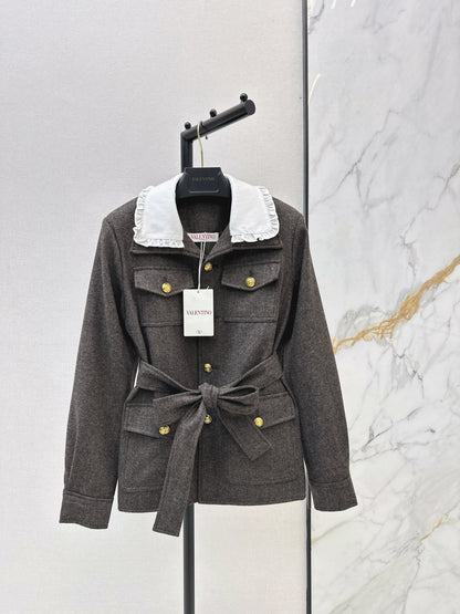 Color-blocked four-pocket jacket
