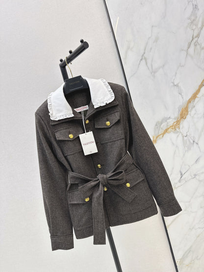 Color-blocked four-pocket jacket