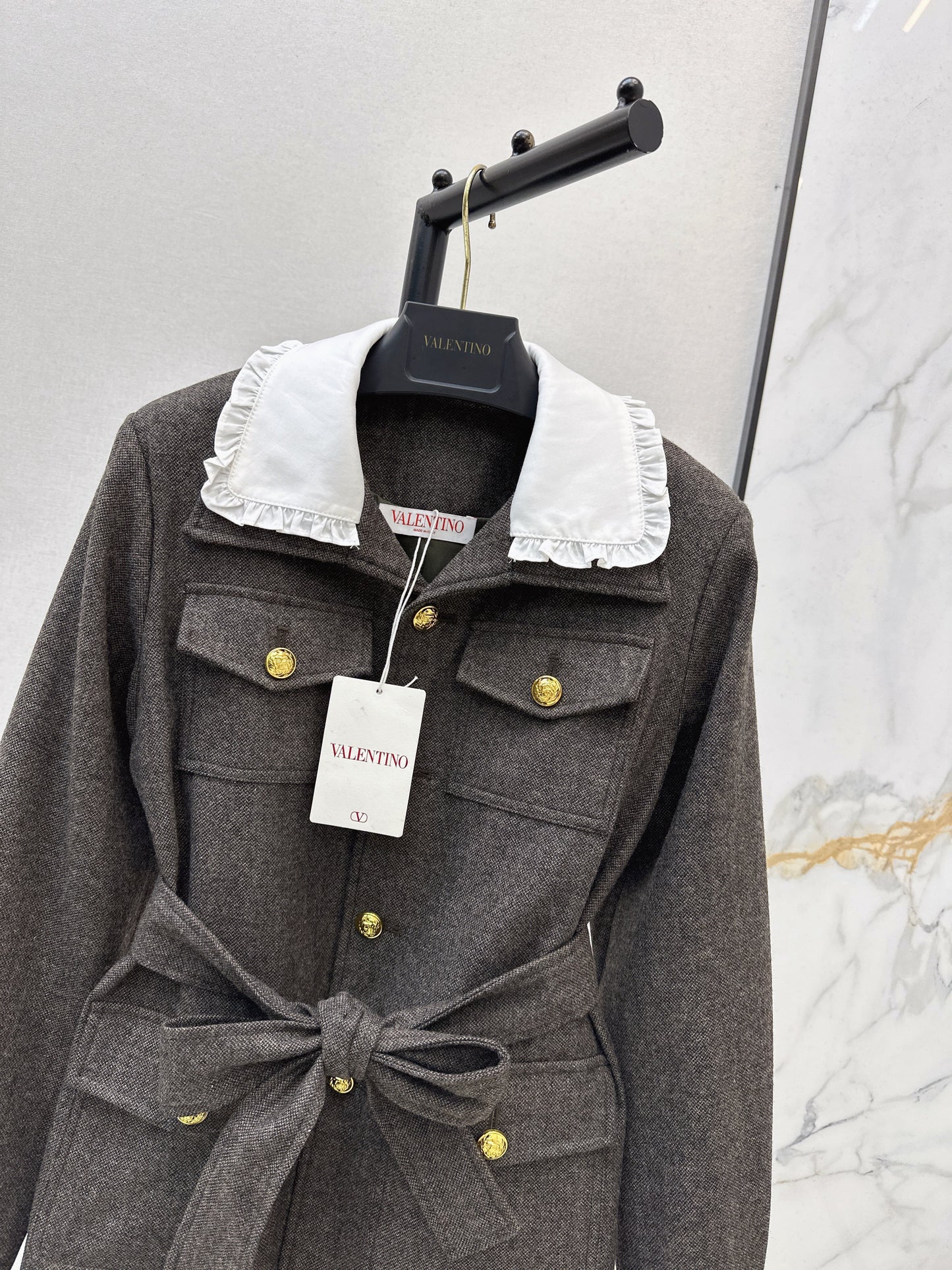 Color-blocked four-pocket jacket