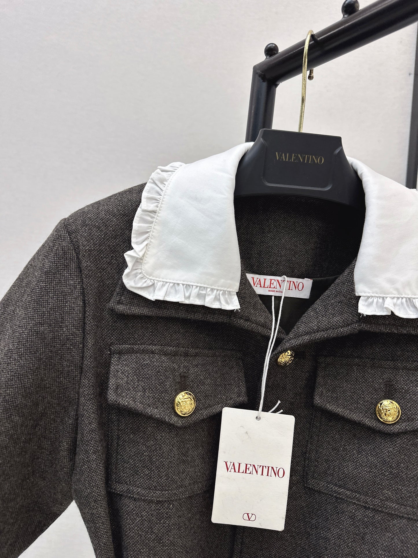 Color-blocked four-pocket jacket