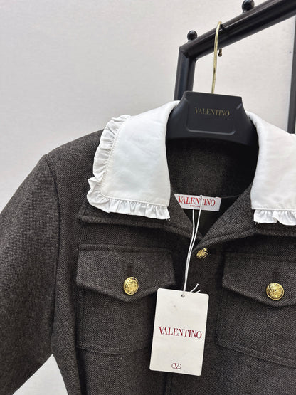 Color-blocked four-pocket jacket