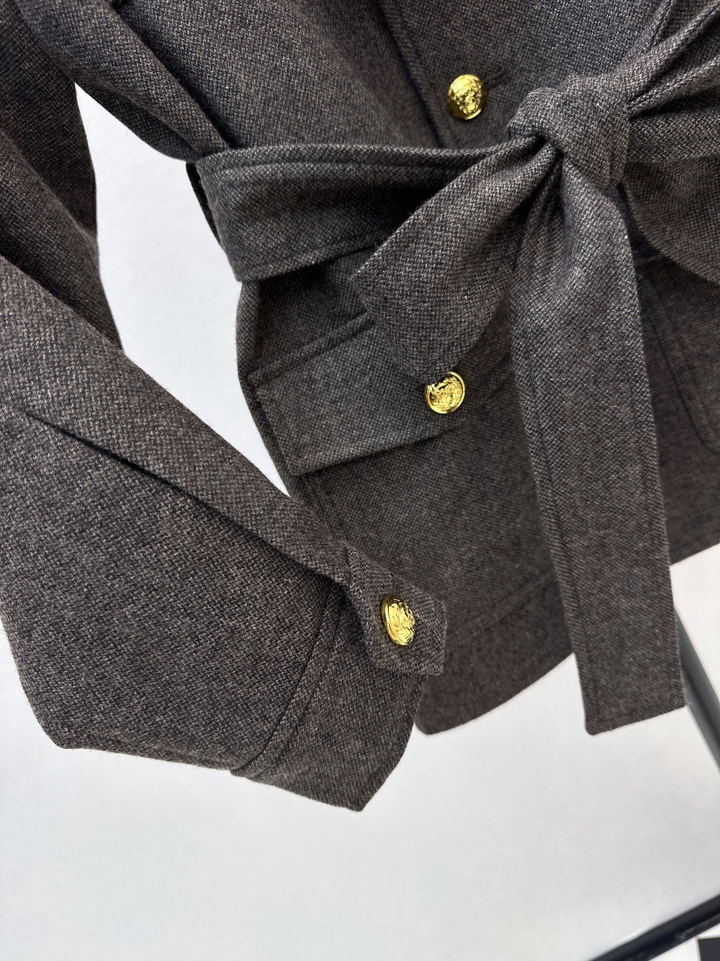 Color-blocked four-pocket jacket