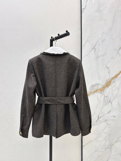 Color-blocked four-pocket jacket