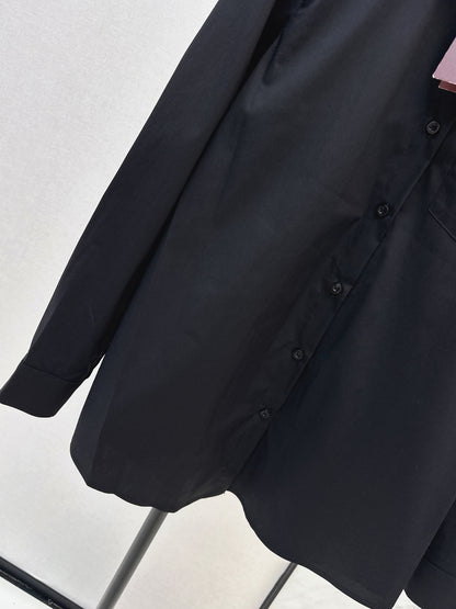 Embroidered Collared Shirt